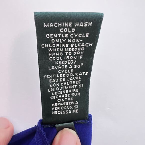 LAUREN RALPH LAUREN LONG SLEEVELESS EVENING GOWN TWIST KNOT DRAPED WAIST SIZE 12 - Picture 10 of 11